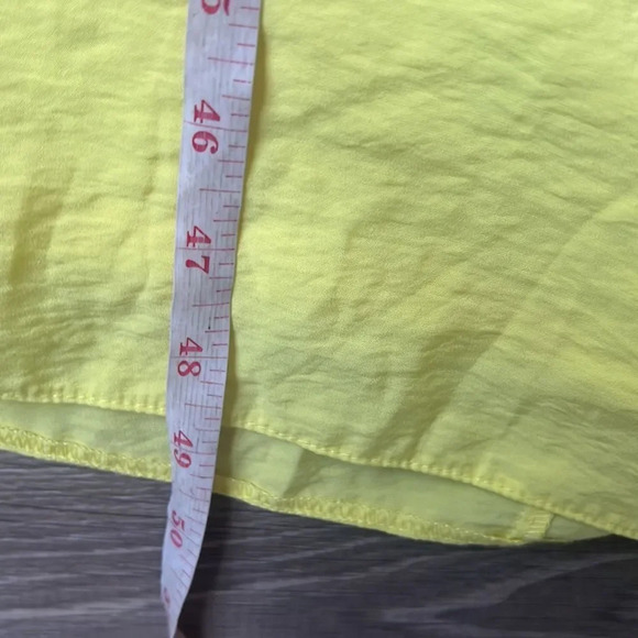 NEW ASOS DESIGN off the shoulder puff detail midi dress in lemon-Yellow - Picture 11 of 13